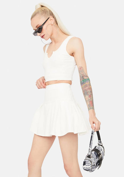 Angel Cheerful Player Tank Pleated Skirt Set