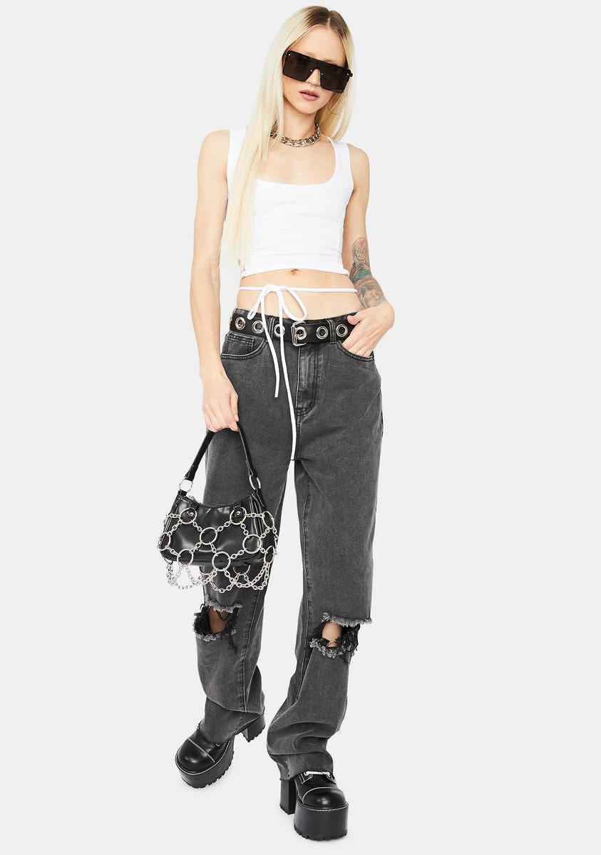 Angel Always Right Crop Tank Top