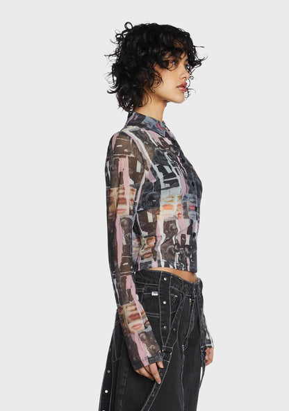 Amnesia Mesh Top