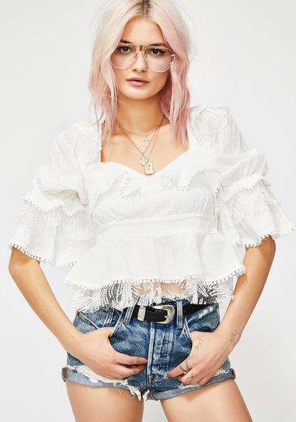 Angel Soul Ruffled Blouse
