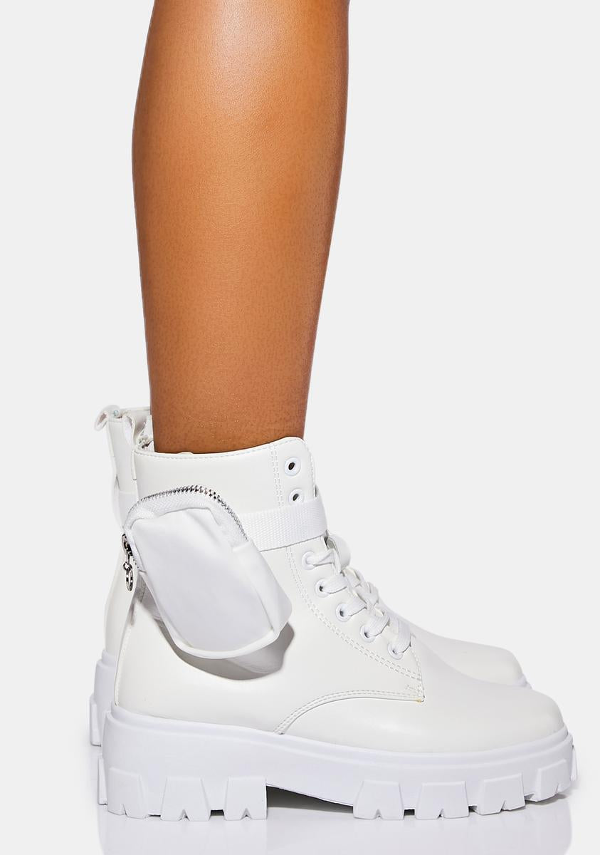 Angel Suit Yourself Winged Ankle Boots