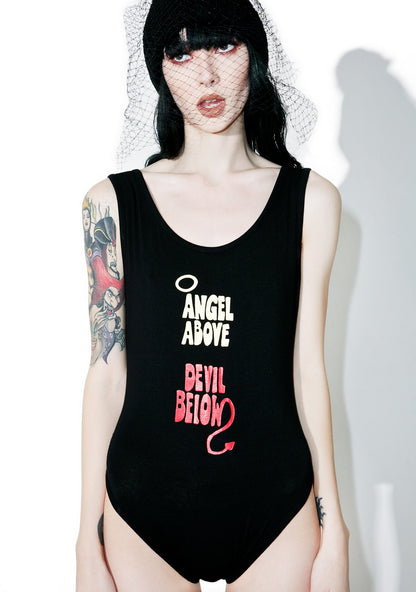 Angel Above Devil Below Bodysuit