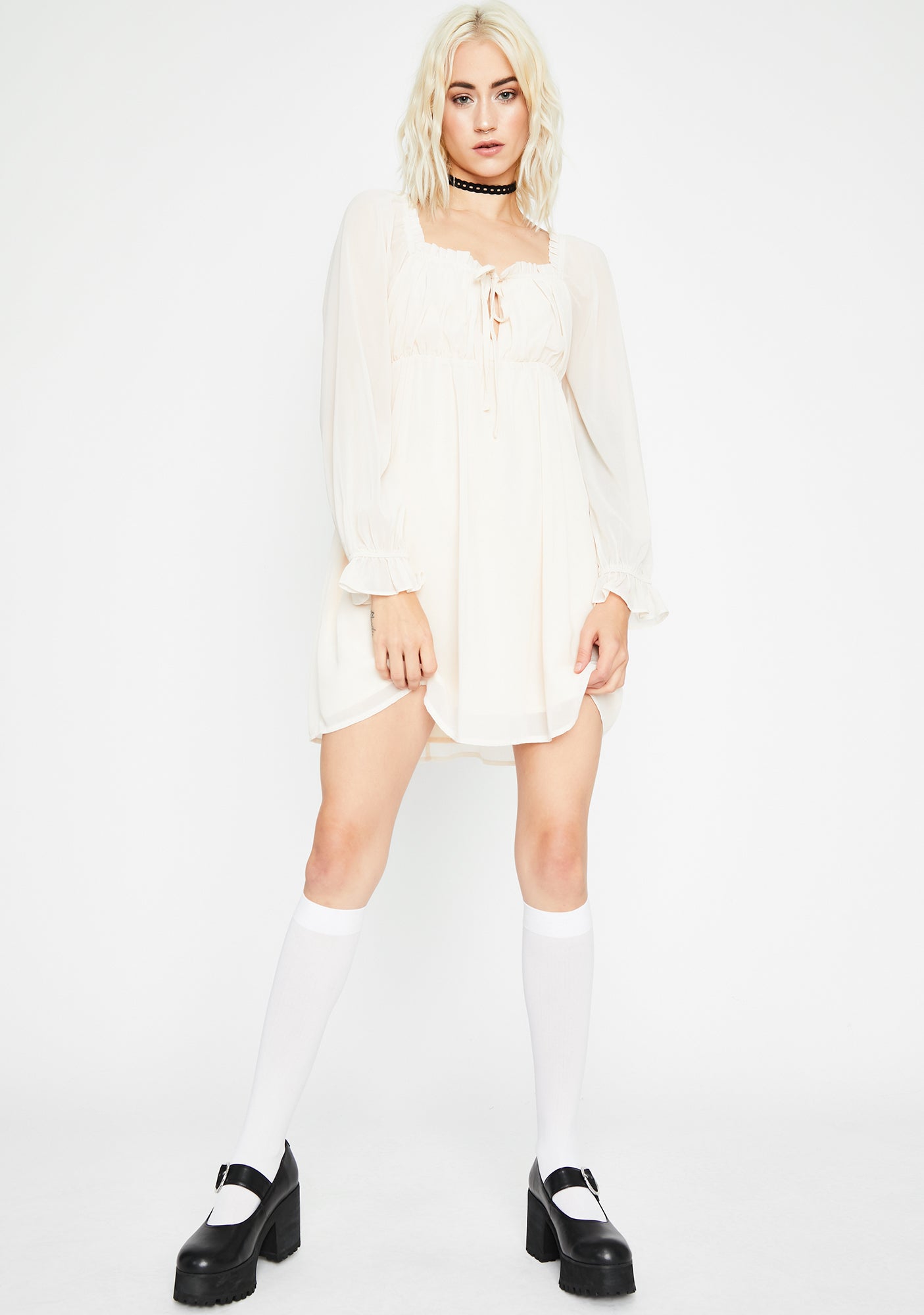 Angel Embrace Me Mini Dress