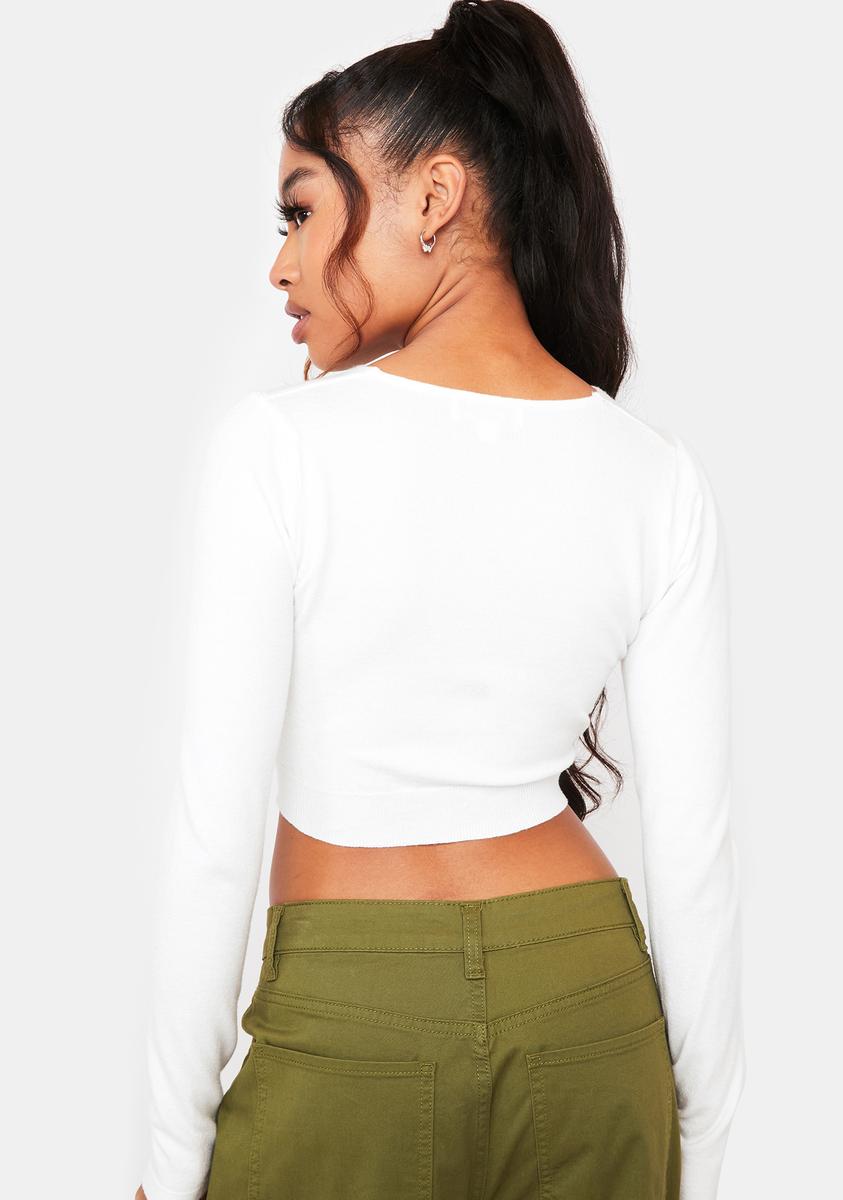 Angel No More Lies Cut-Out Top