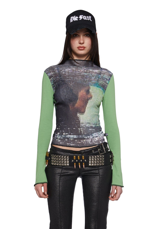 Analogue Long Sleeve Top