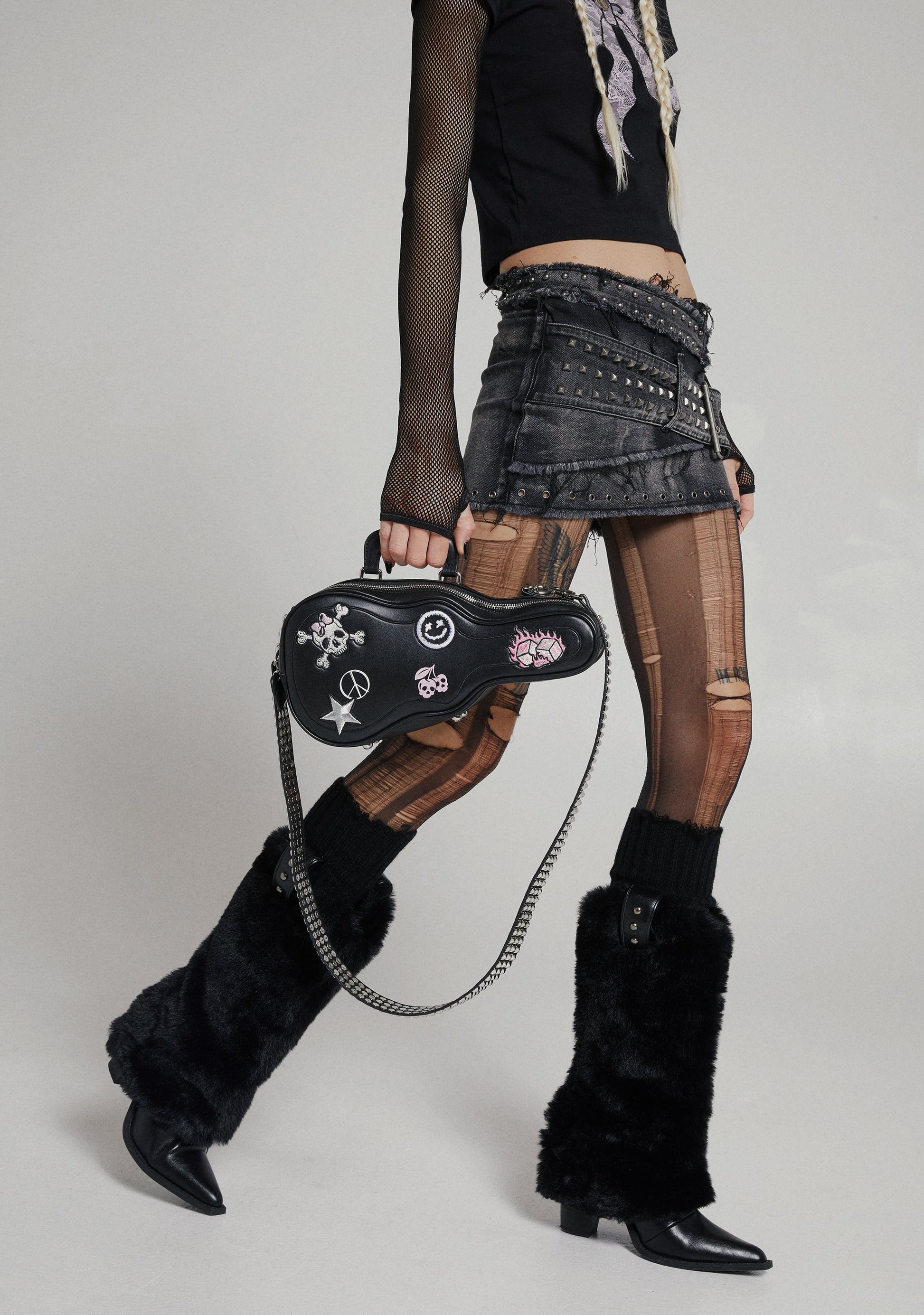 Amped Up Mini Guitar Crossbody Bag