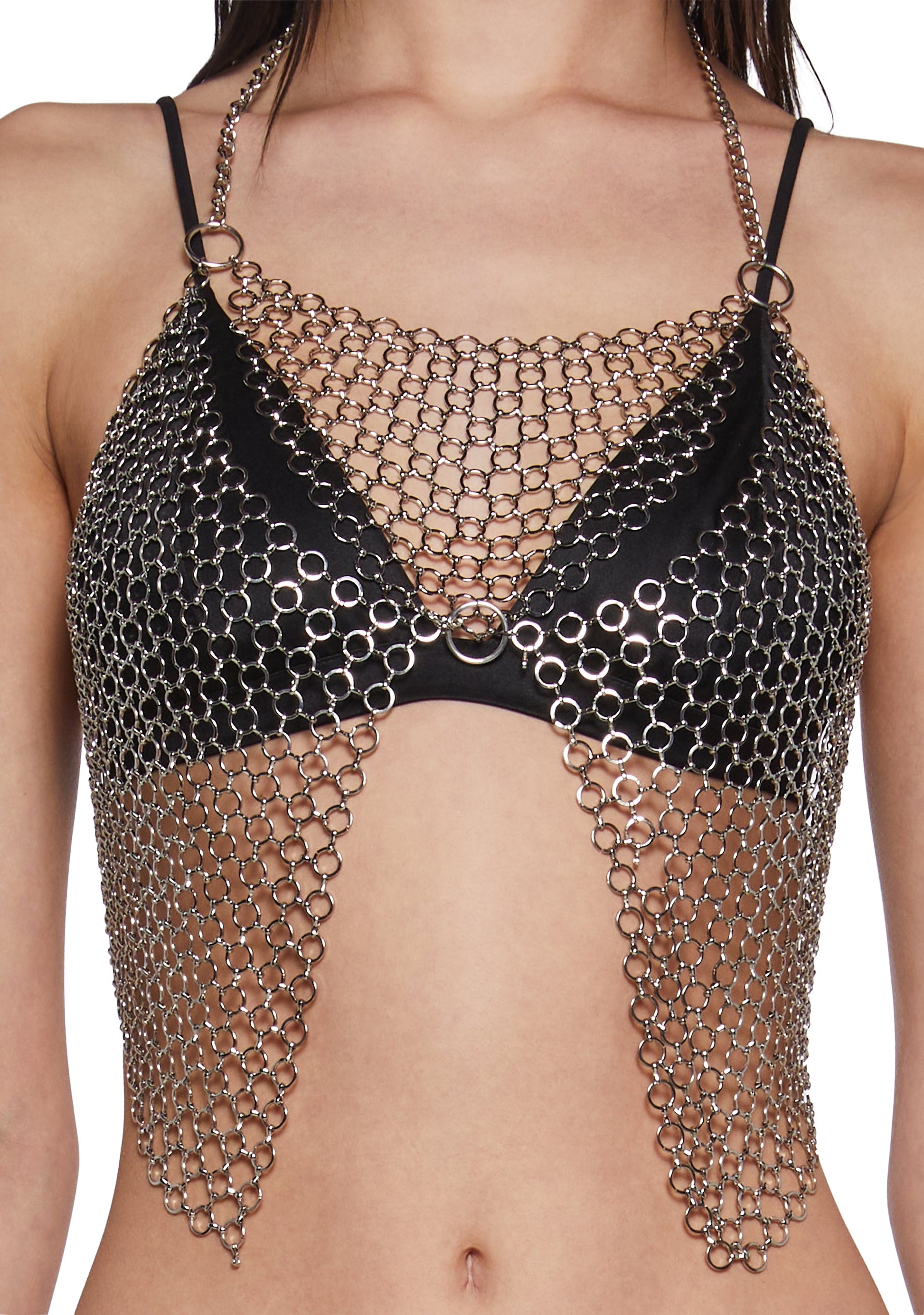 Ambient Chainmail Halter Top