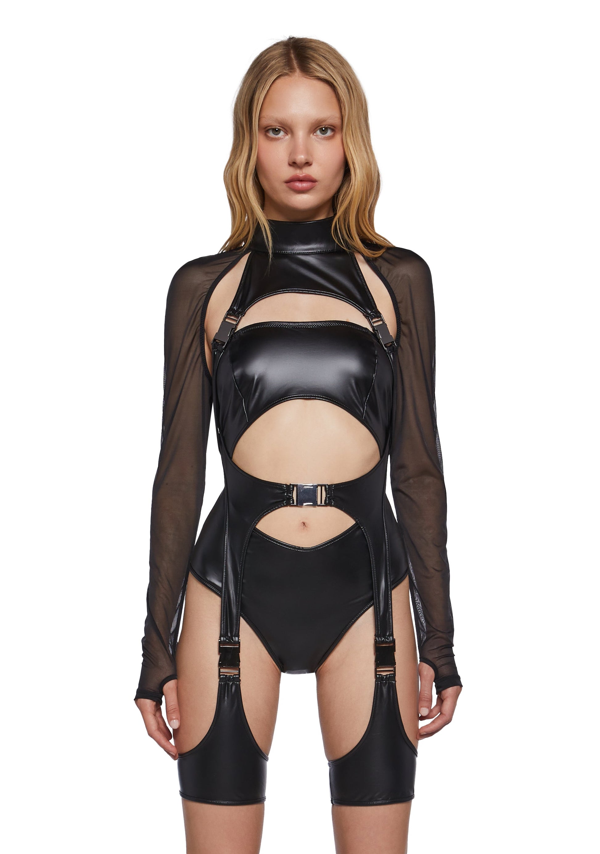 Ambient Vinyl Cargo Romper
