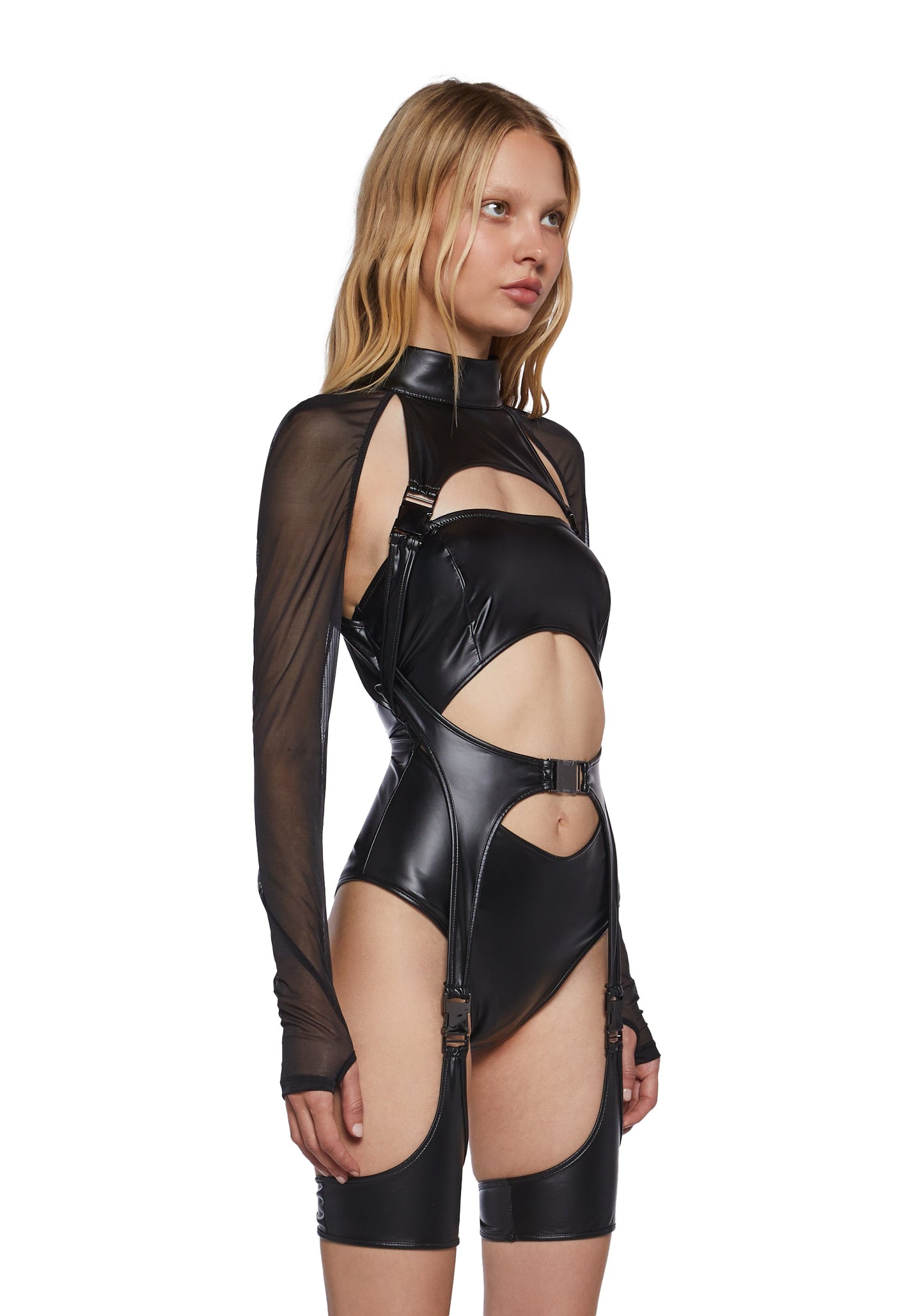Ambient Vinyl Cargo Romper