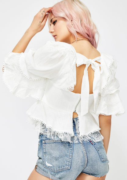 Angel Soul Ruffled Blouse