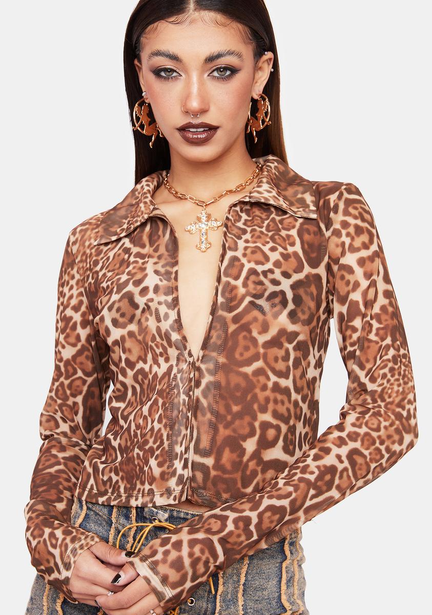 Anything For Love Leopard Top