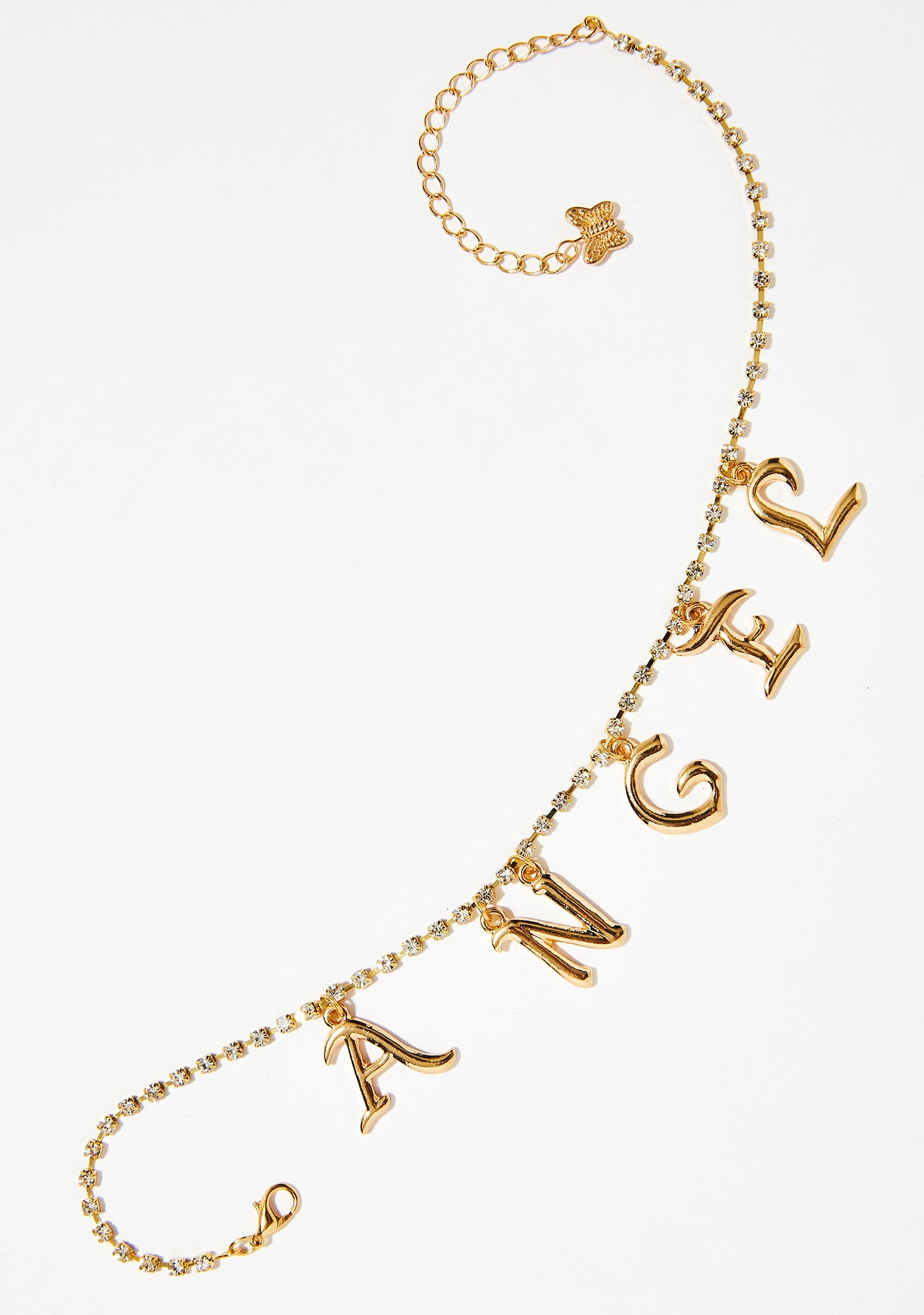Angel Baby Rhinestone Choker