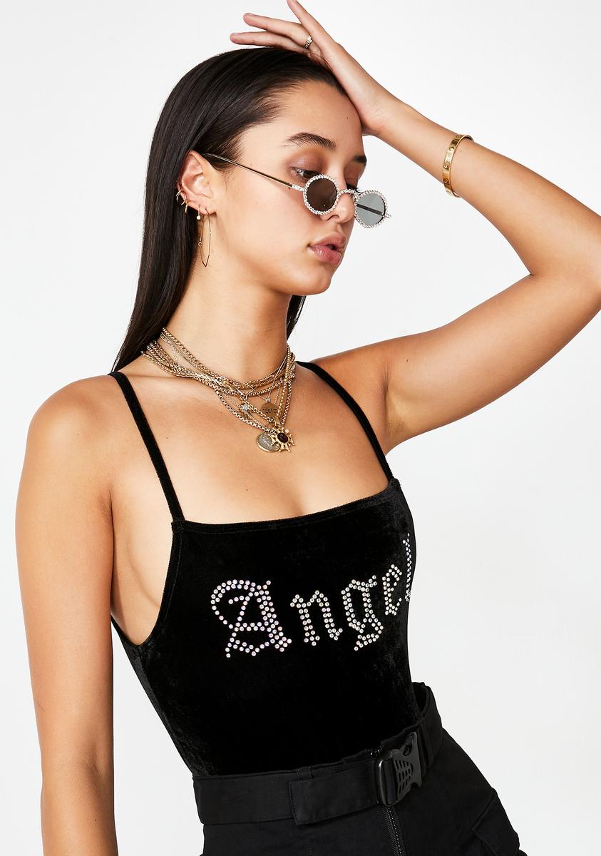 Angel Diamante Solemo Bodysuit