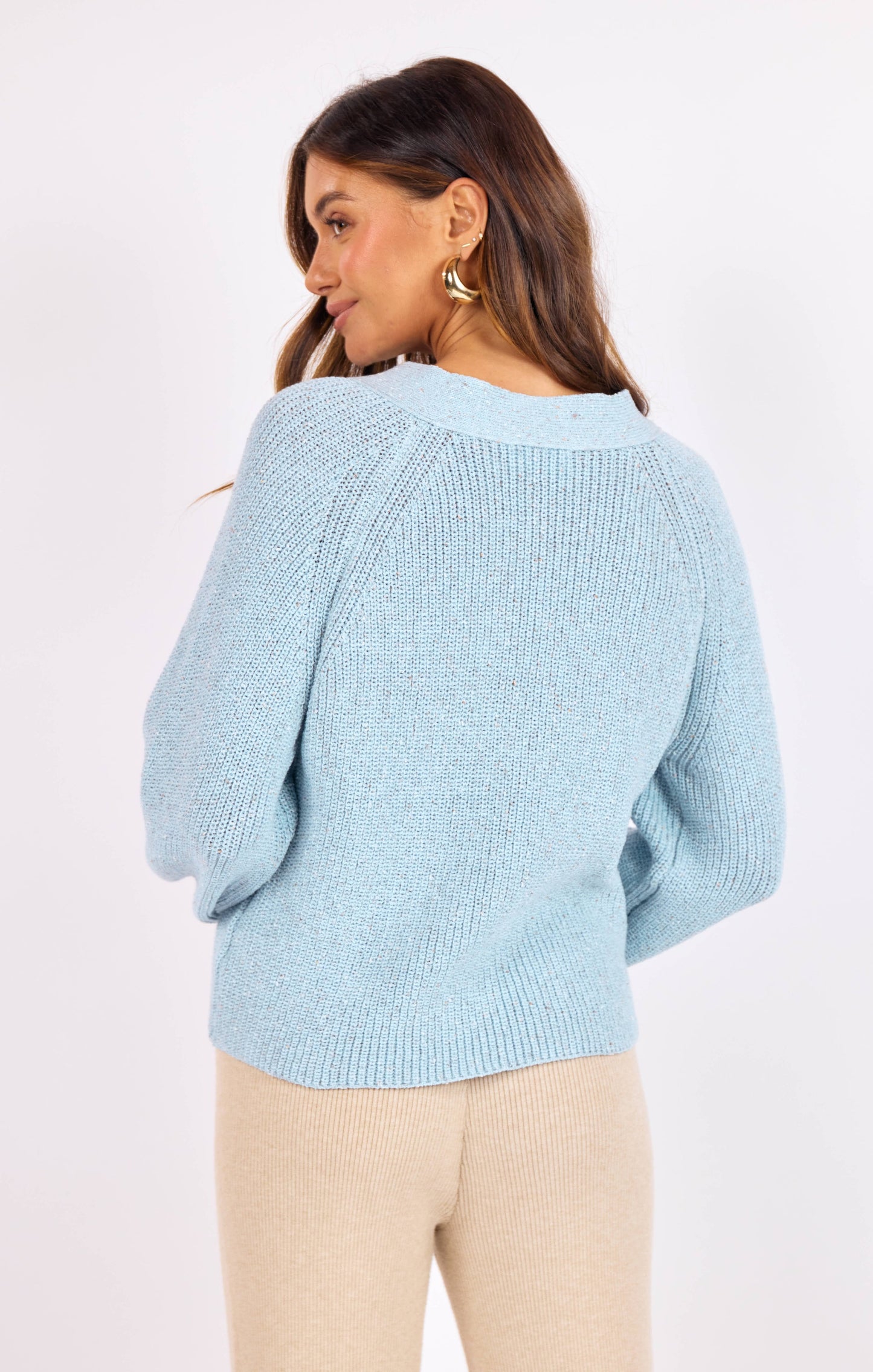 phoebe v neck sweater