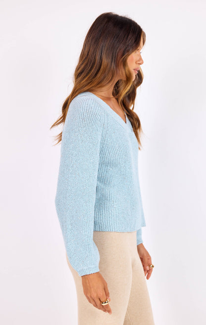 phoebe v neck sweater