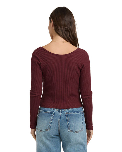 fever twist knit top