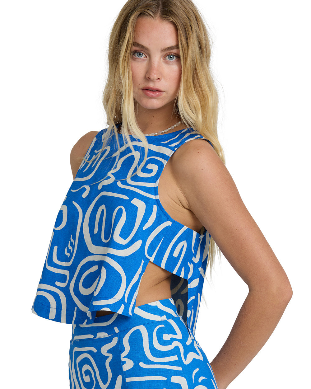 so breezy woven tank