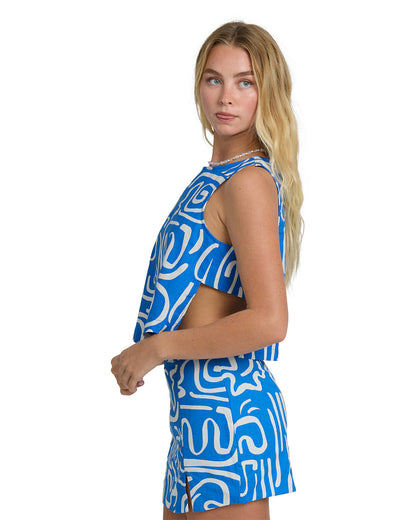 so breezy woven tank
